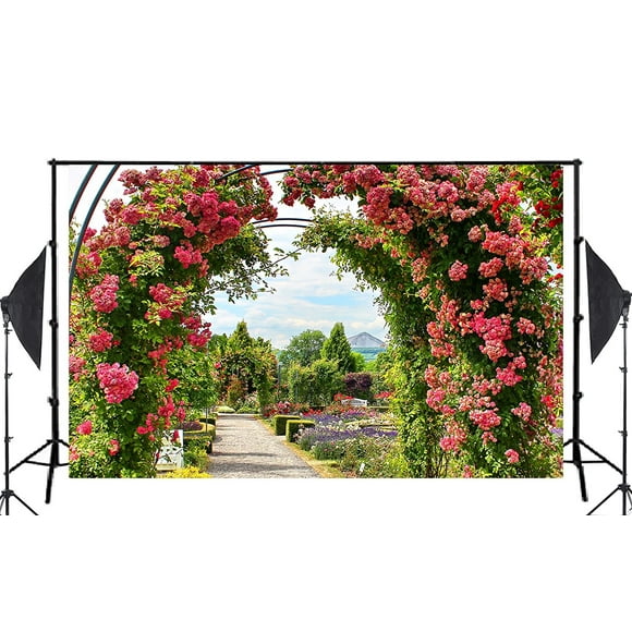 10x8ft Flower Garden Background Nature Scenery Photography Backdrop Photo Props Room Murals DSFU010 10x8ft Flower Garden Background Nature Scenery Photography Backdrop Photo Props Room Murals DSFU010